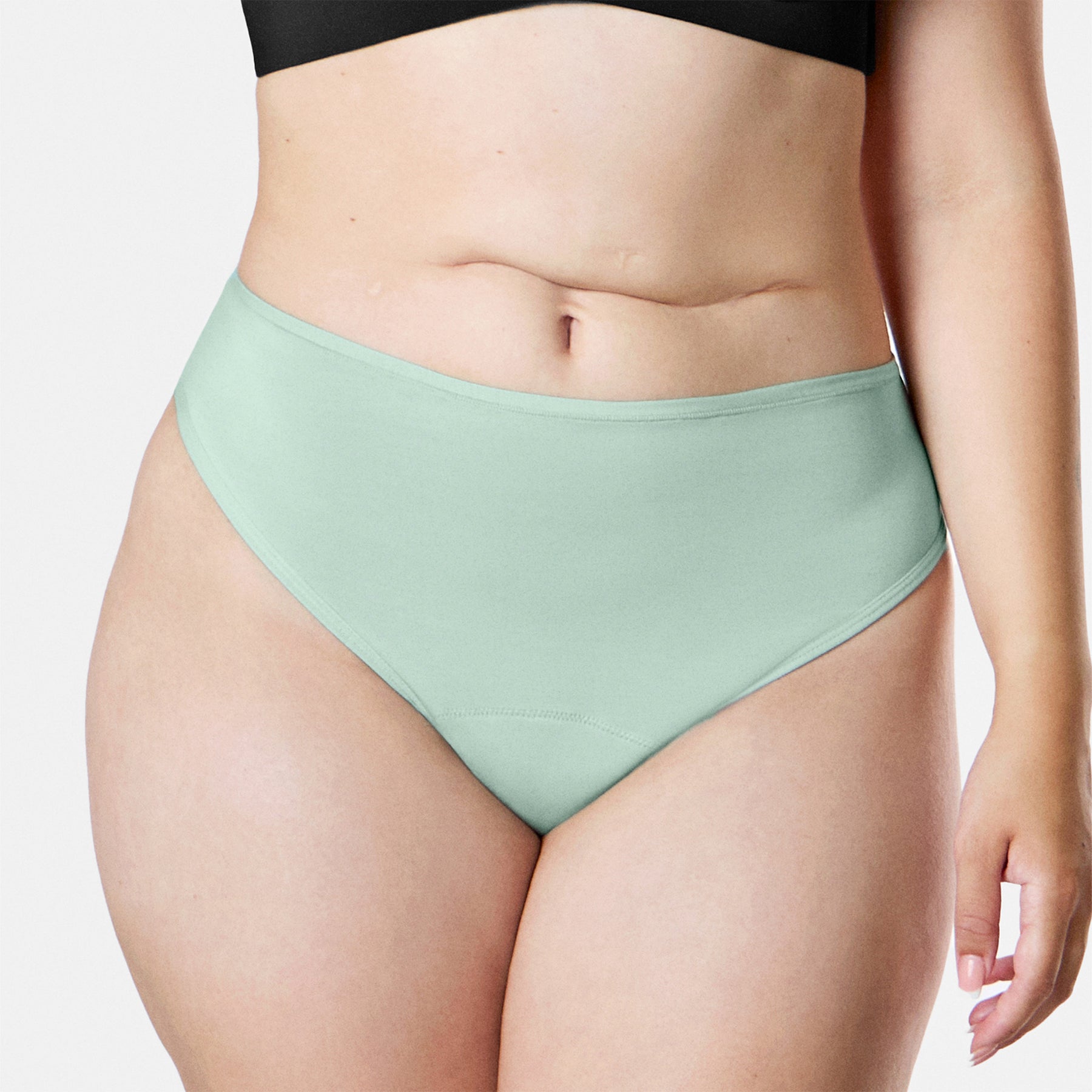 Period Thong - SINA Highwaist - sage