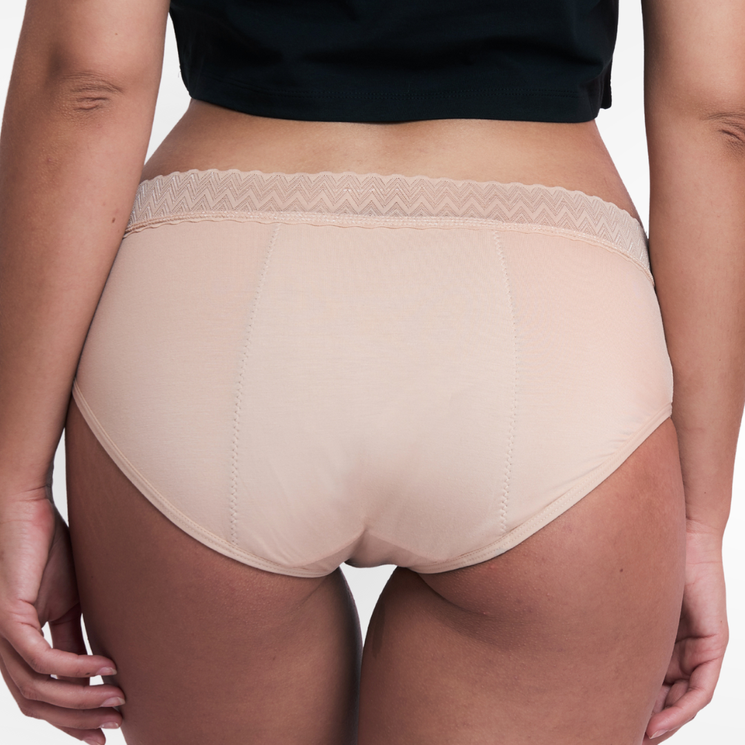 Periodenunterwäsche Period Panty - VIKA Hipster - karamell femtis