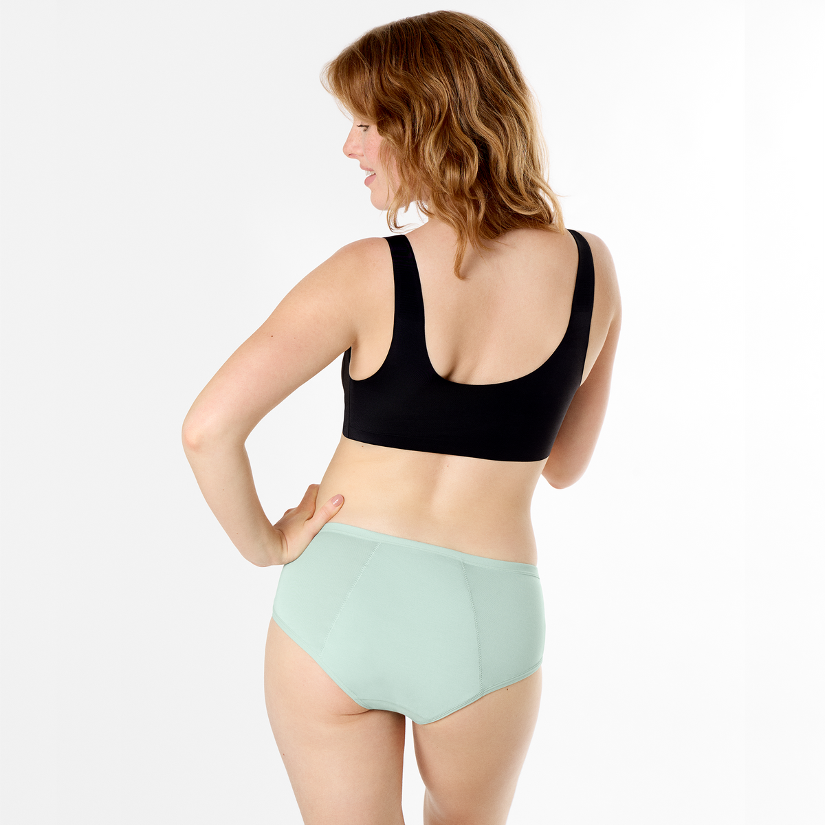 Period Panty - LENE Hipster - salbei - 3XS / Salbei
