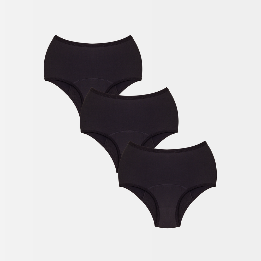 Period Panty Bundle: 3x JULE Ultra Strong - black