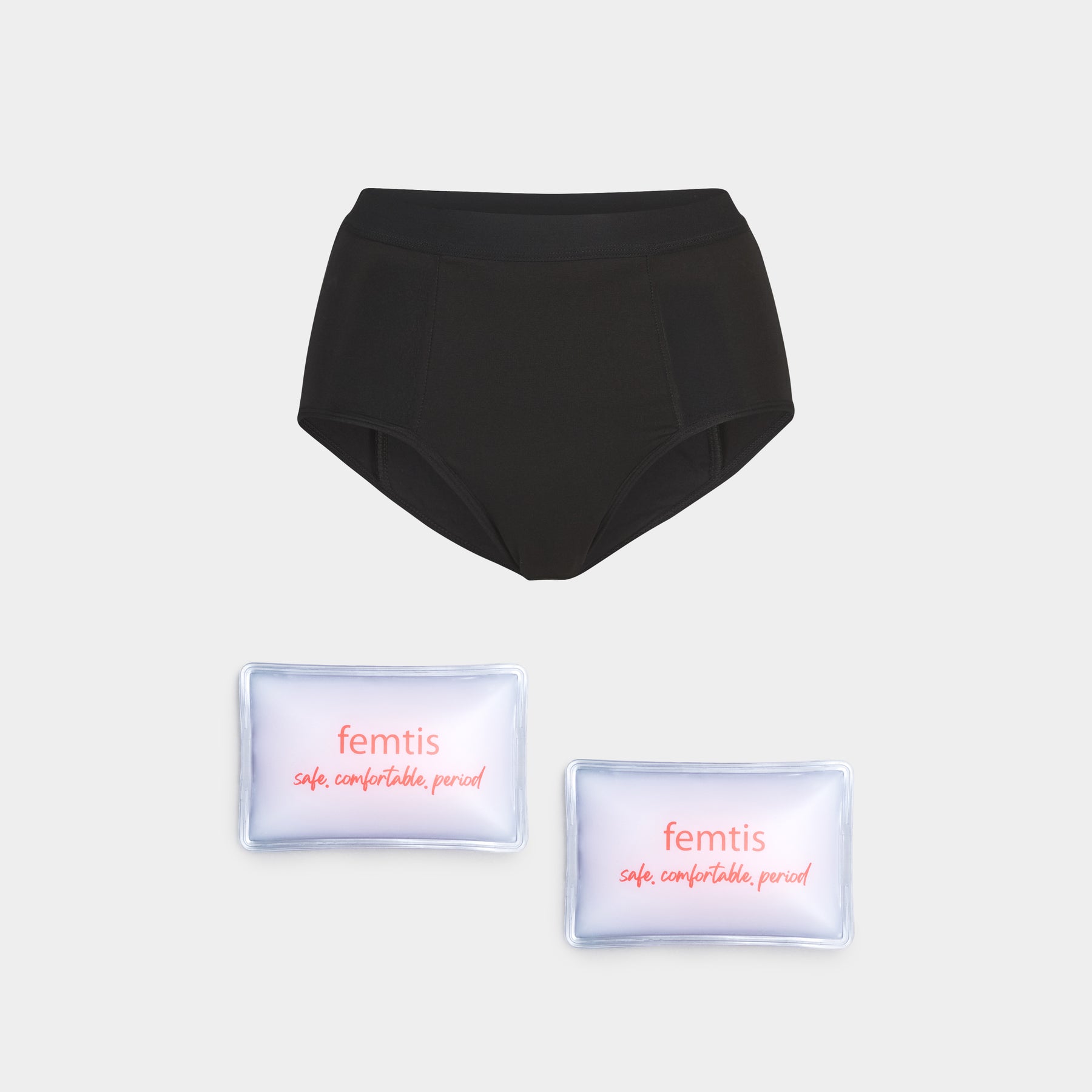Periodenunterwäsche Comfort Bundle - 1x SOFI & 2x Fempad femtis XXS