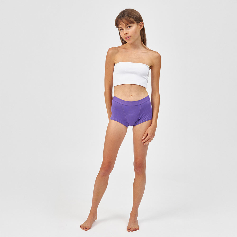 Teen Period Shorts - JUNO - purple