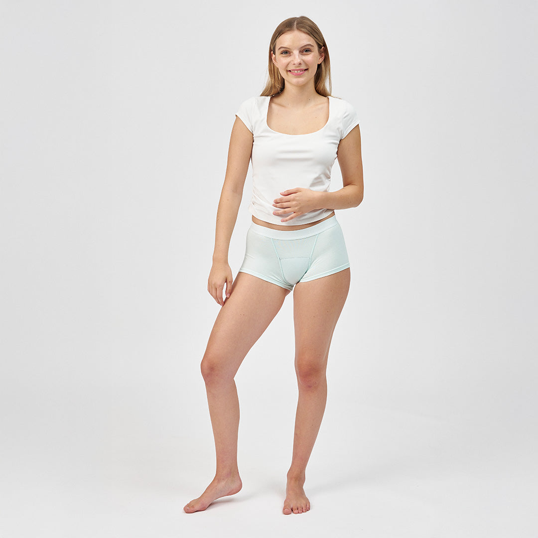Teen Period Shorts - JUNO - mint