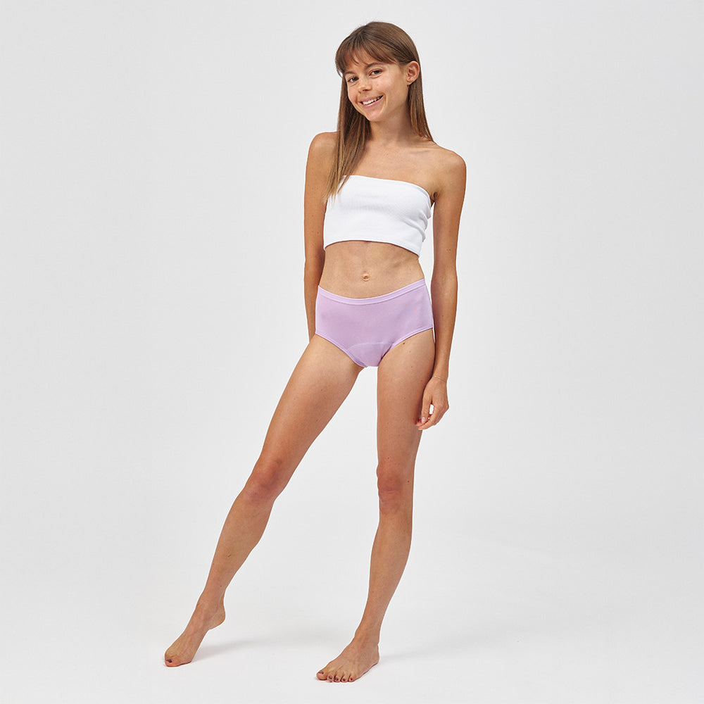 Teen Period Panty - LENE Hipster - lilac