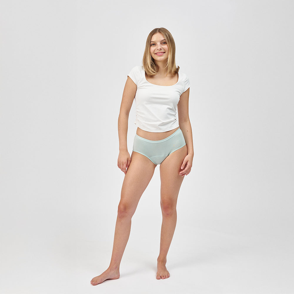 Teen Period Panty - LENE Hipster - sage