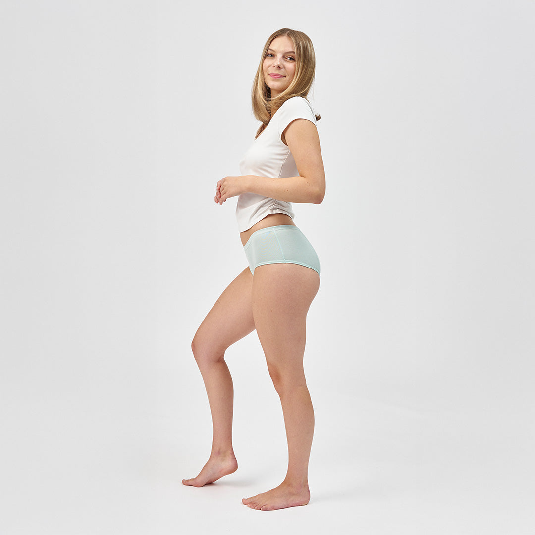 Teen Period Panty - LENE Hipster - sage