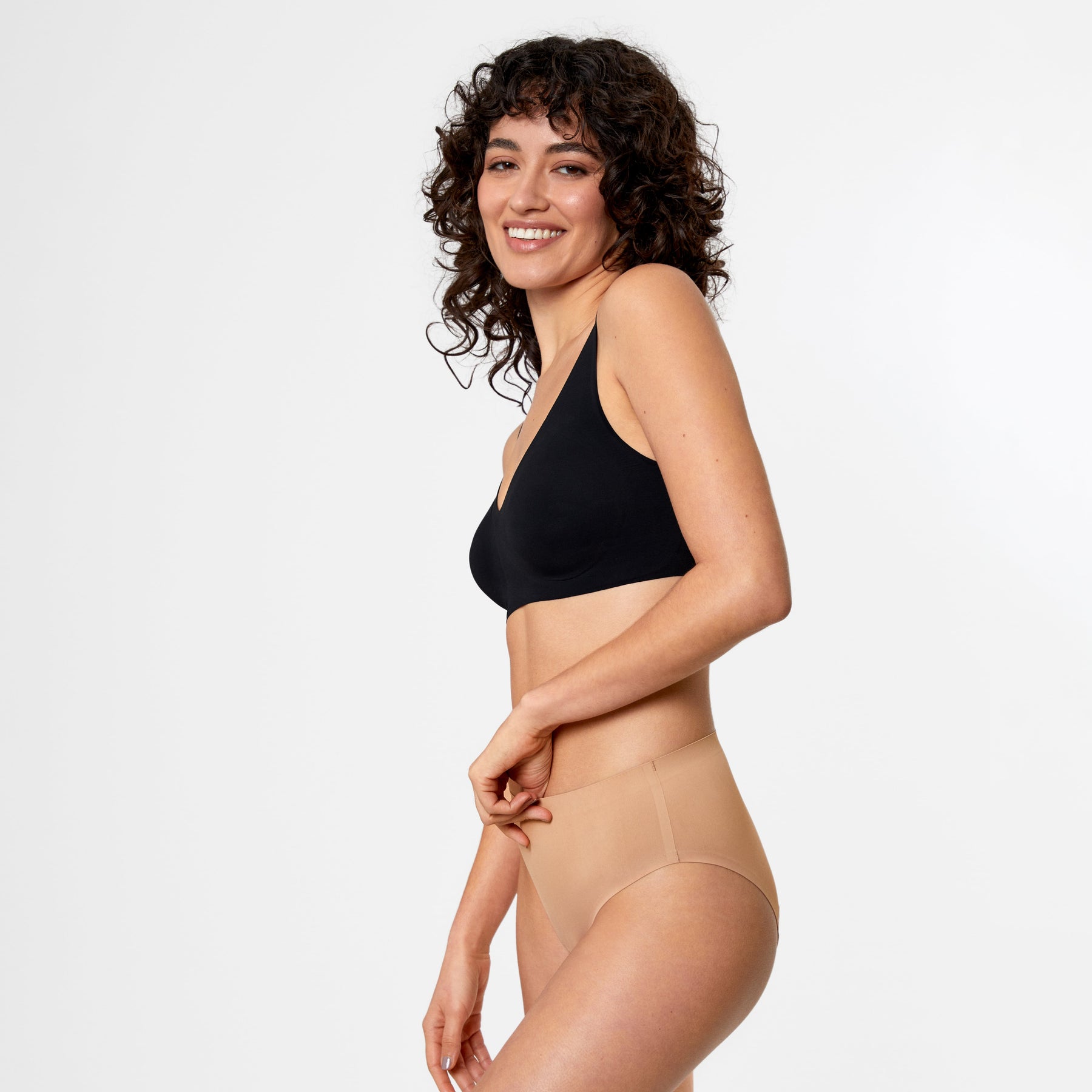 Periodenunterwäsche Period Panty - NOLA Seamless - Super Strong - karamell femtis