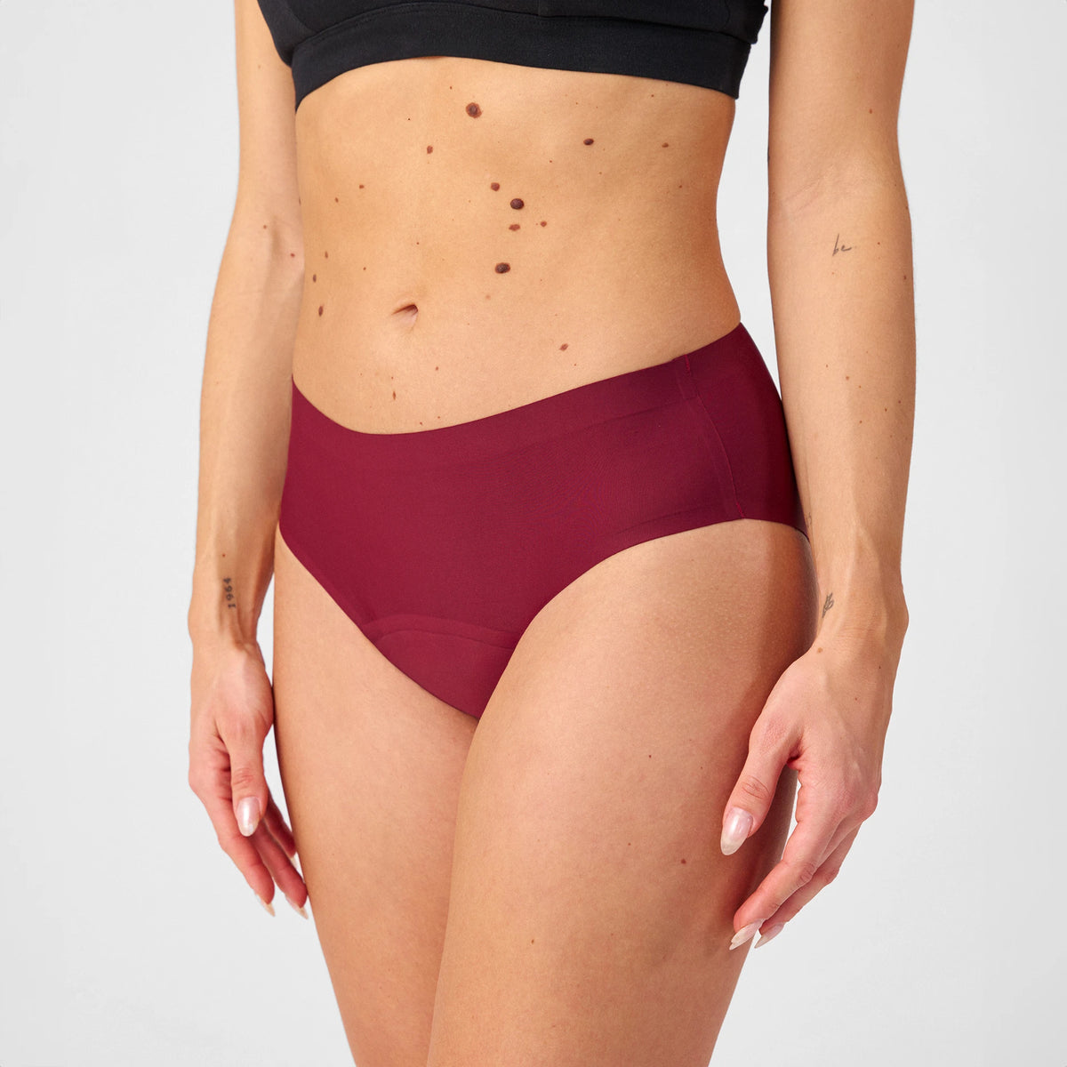 Period Panty - NOLA Seamless - maroon - S / Maroon