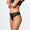 Menstruationspanty ZORA Sportslip schwarz seitlich Mesh-Detail